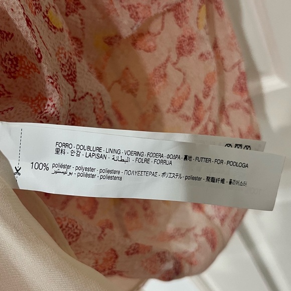 ZARA NWT Sleeveless Floral Dress size large - Picture 11 of 12
